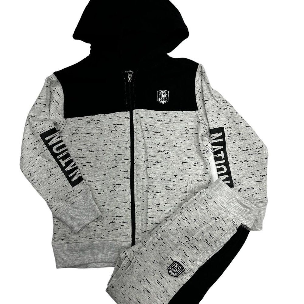 Parish Nation Zip Up Hoodie and Jogger Set (5/M)